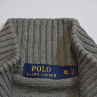 Grey Ralph Lauren 1/4 Zip Sweater