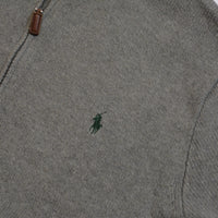 Grey Ralph Lauren 1/4 Zip Sweater