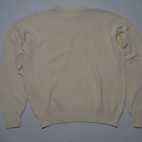 Creme Lacoste Knit Sweater