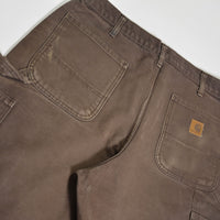 Washed Brown Carhartt Double Knee