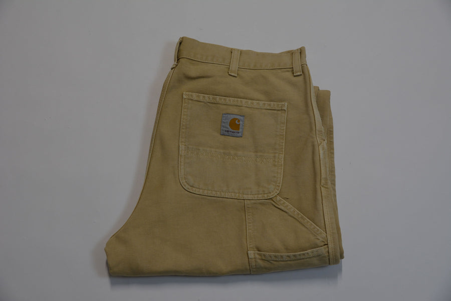 Cream Carhatt Double Knee