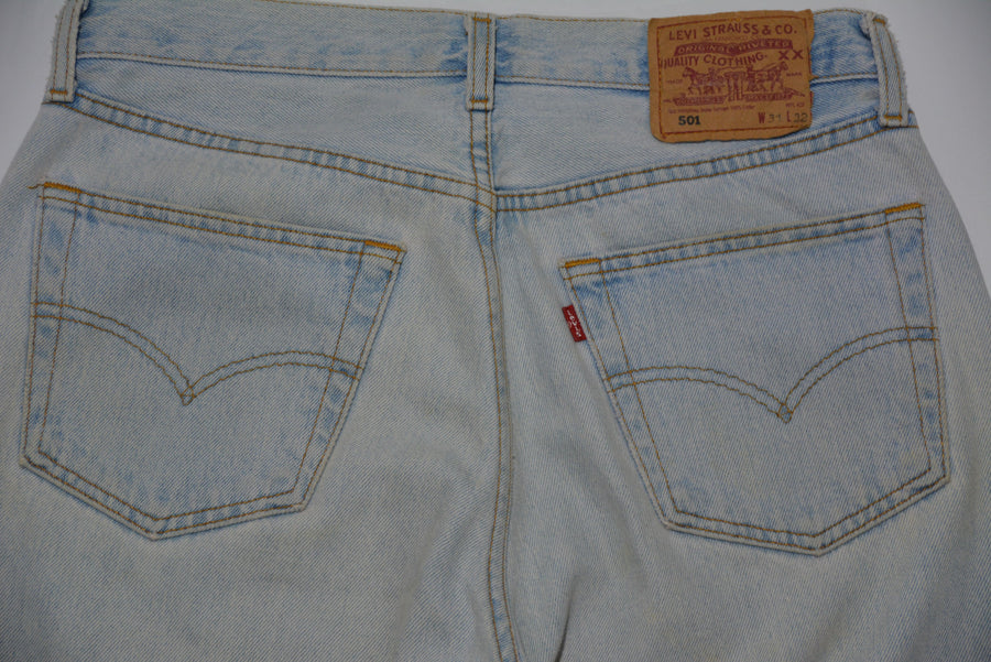 Light Blue Denim Levi's 501