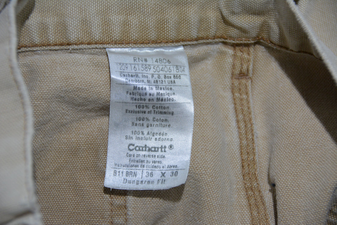 Cream Vintage Carhartt Workpants
